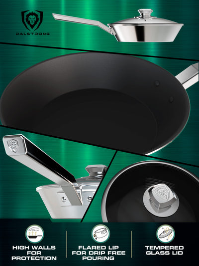 10" Frying Pan & Skillet | ETERNA Non-Stick | Oberon Series | Dalstrong ©