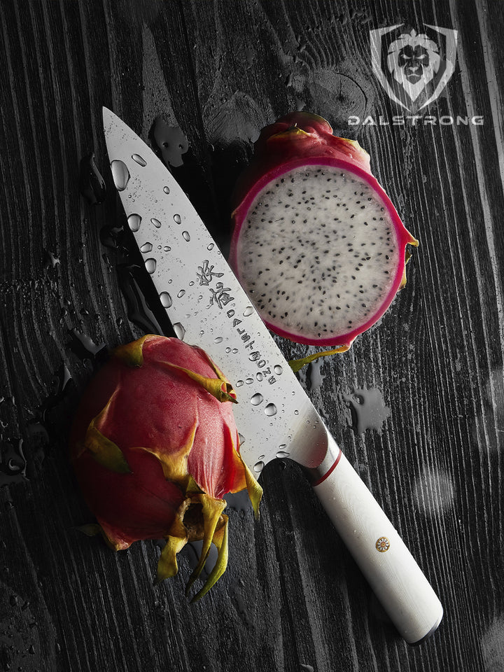 Chef's Knife 8" | White G10 Handle | Phantom Series | Dalstrong ©