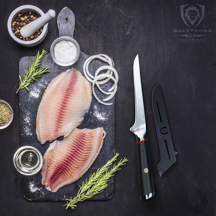 Straight-Edged Boning Knife 6" | Phantom Series | Dalstrong ©