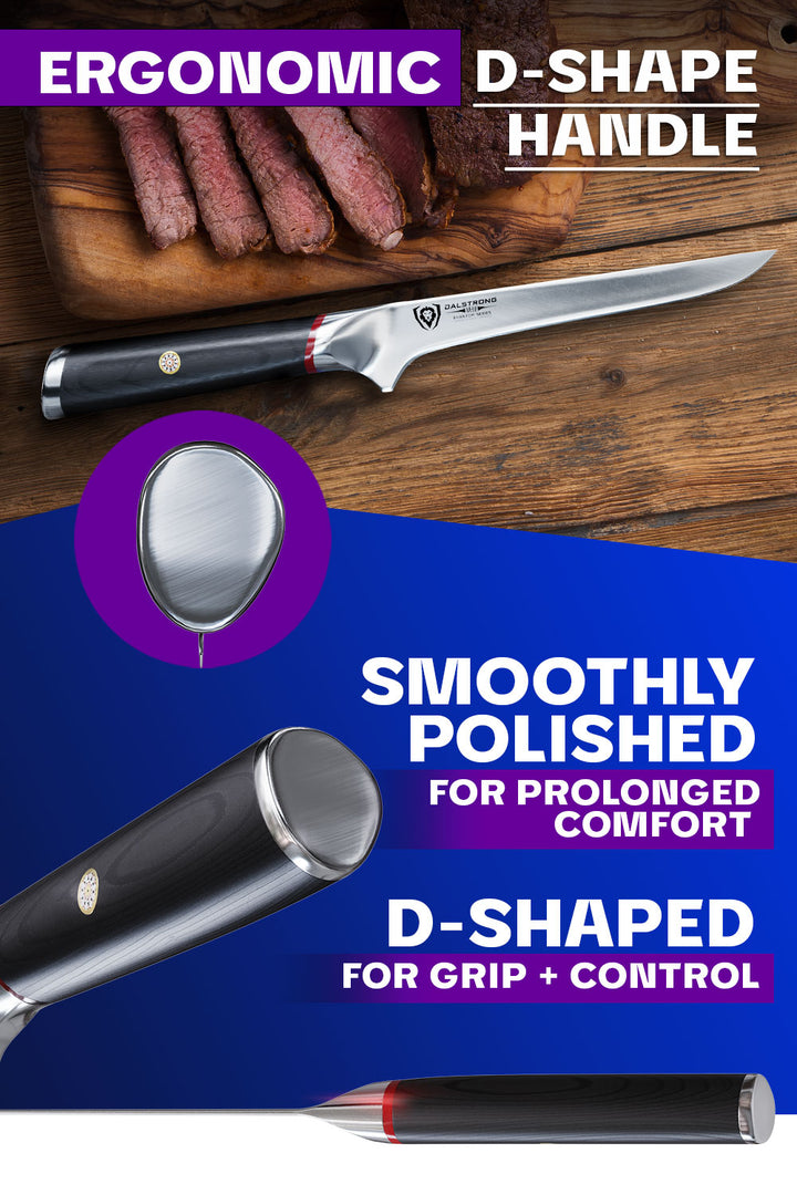 Straight-Edged Boning Knife 6" | Phantom Series | Dalstrong ©