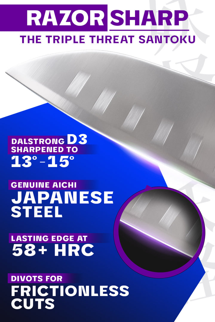 Santoku Knife 7" | Phantom Series | Dalstrong ©