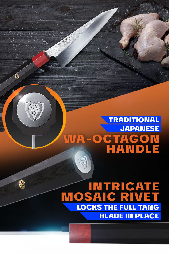 Honesuki Knife 5.5" | Single Bevel | Ronin Series | Dalstrong ©