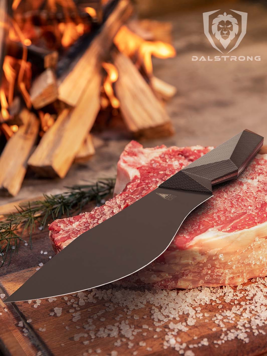 Chef & Cleaver Hybrid 'Barong' Knife 7" | Shadow Black Series | NSF Certified | Dalstrong ©