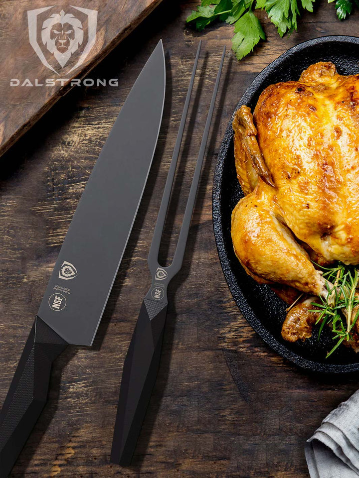 Meat Fork 8.5" | Shadow Black Series | NSF Certified | Dalstrong ©