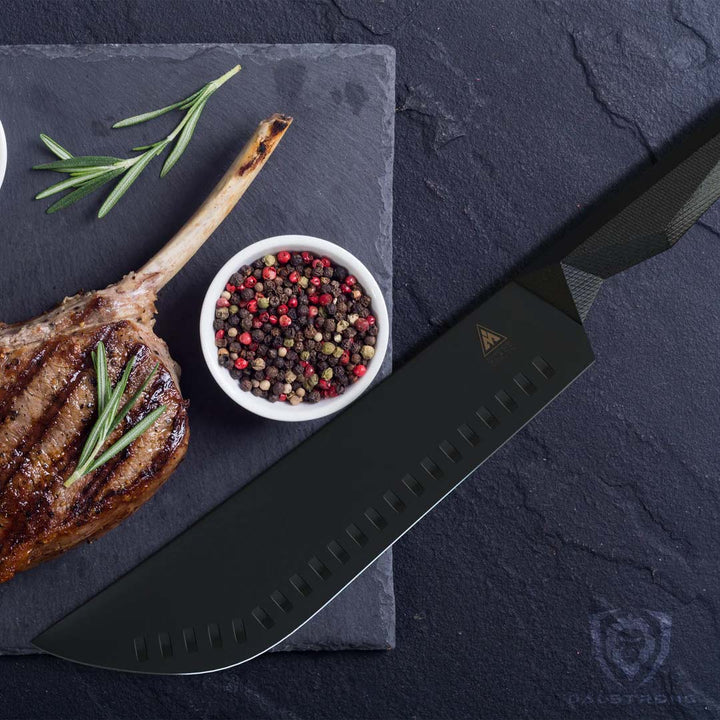 Bull Nose Butcher Knife 10" | Shadow Black Series | NSF Certified | Dalstrong ©