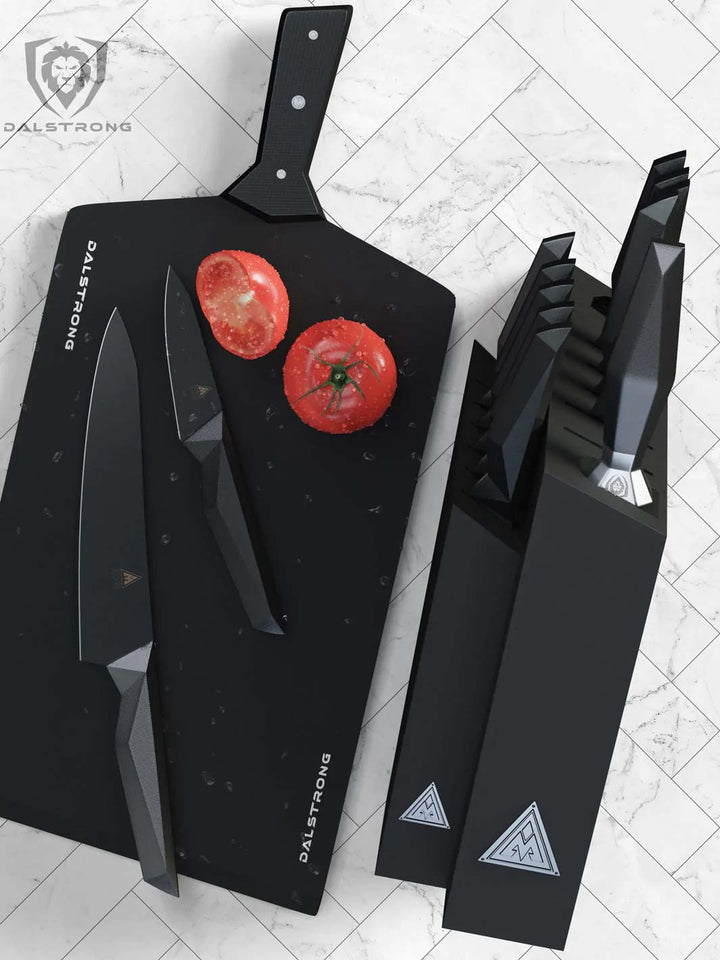 12 Piece Knife Block Set | Shadow Black Series | NSF Certified | Dalstrong ©