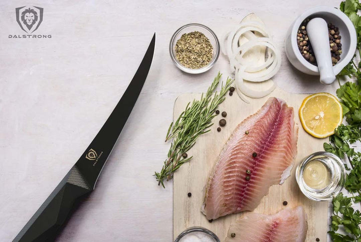 Curved Boning Knife 6" | Shadow Black Series | NSF Certified | Dalstrong ©