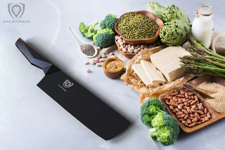 Nakiri Vegetable Knife 7" | Shadow Black Series | NSF Certified | Dalstrong ©