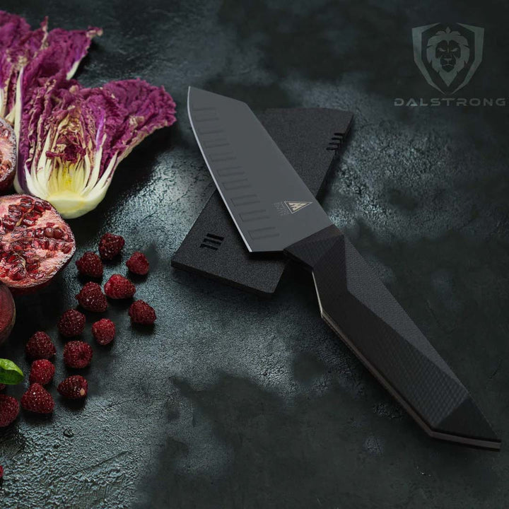 Santoku Knife 7" | NSF Certified | Shadow Black Series | Dalstrong ©