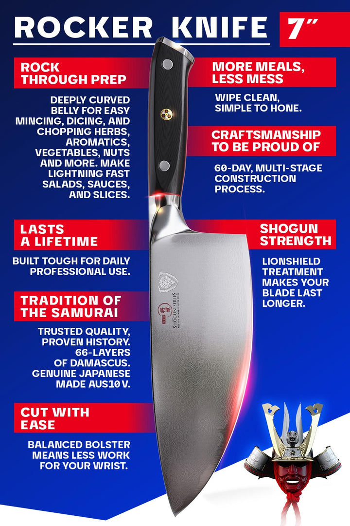 Rocker Knife 7" | Shogun Series Elite | Dalstrong ©