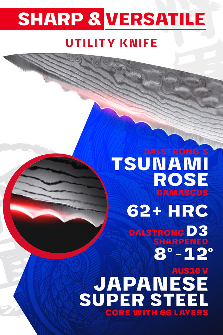 Serrated Utility Knife 6" | Shogun Series X | Dalstrong ©