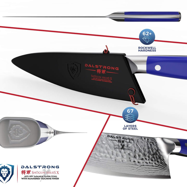Chef's Knife 8" | Shogun Series X - Colored ABS Handle | Dalstrong ©