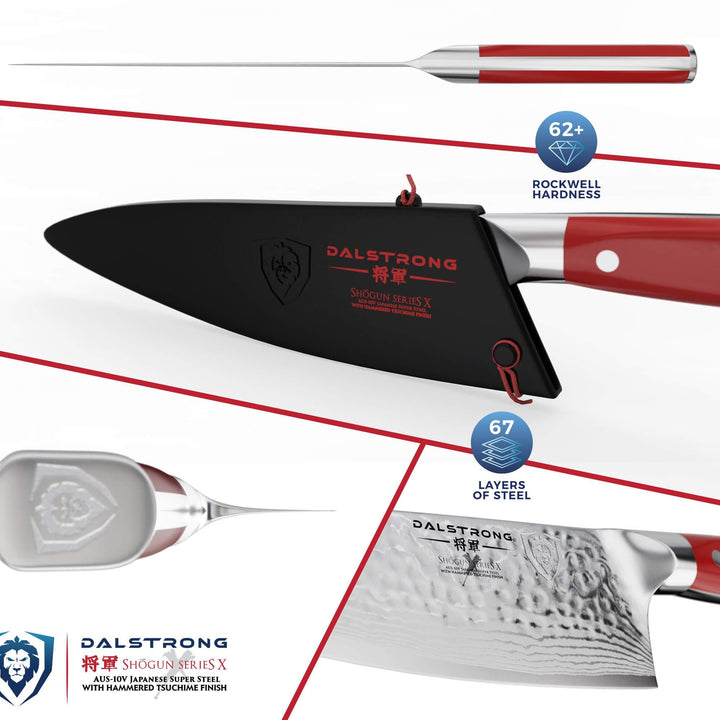 Chef's Knife 8" | Shogun Series X - Colored ABS Handle | Dalstrong ©