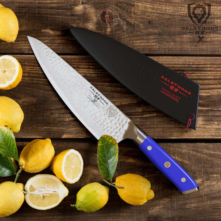 Chef's Knife 8" | Blue Handle | Shogun Series X | Dalstrong ©