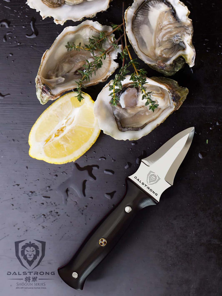 Professional Oyster & Clam Shucking Knife 3.5" | Shogun Series ELITE | Dalstrong ©