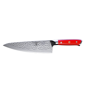 Chef's Knife 8" | Crimson Red Handle | Shogun Series X | Dalstrong ©