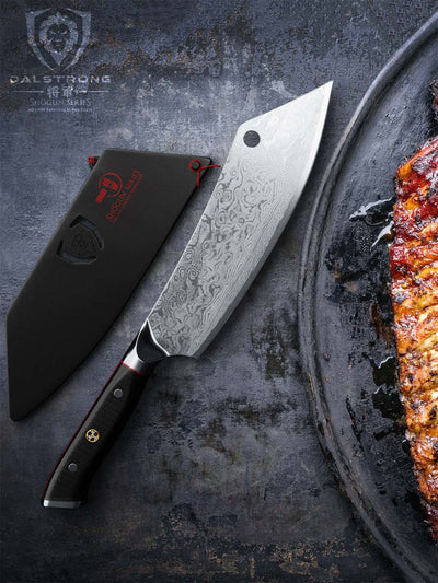 Cleaver Hybrid & Chef's Knife 8" | Crixus | Shogun Series ELITE | Dalstrong ©