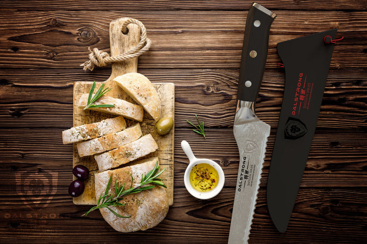 Serrated Offset Knife 8" | Shogun Series ELITE | Dalstrong ©