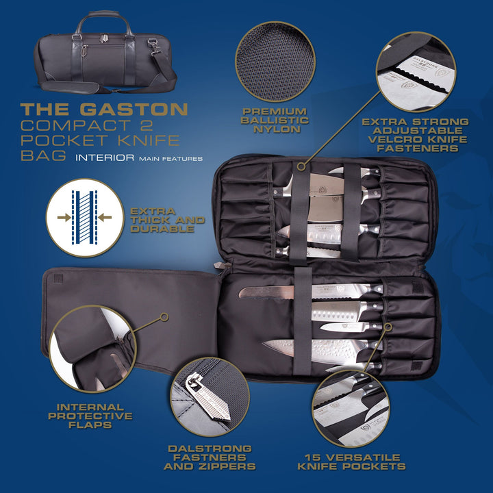 2 Pocket Knife Bag | Gaston | Compact | Dalstrong ©