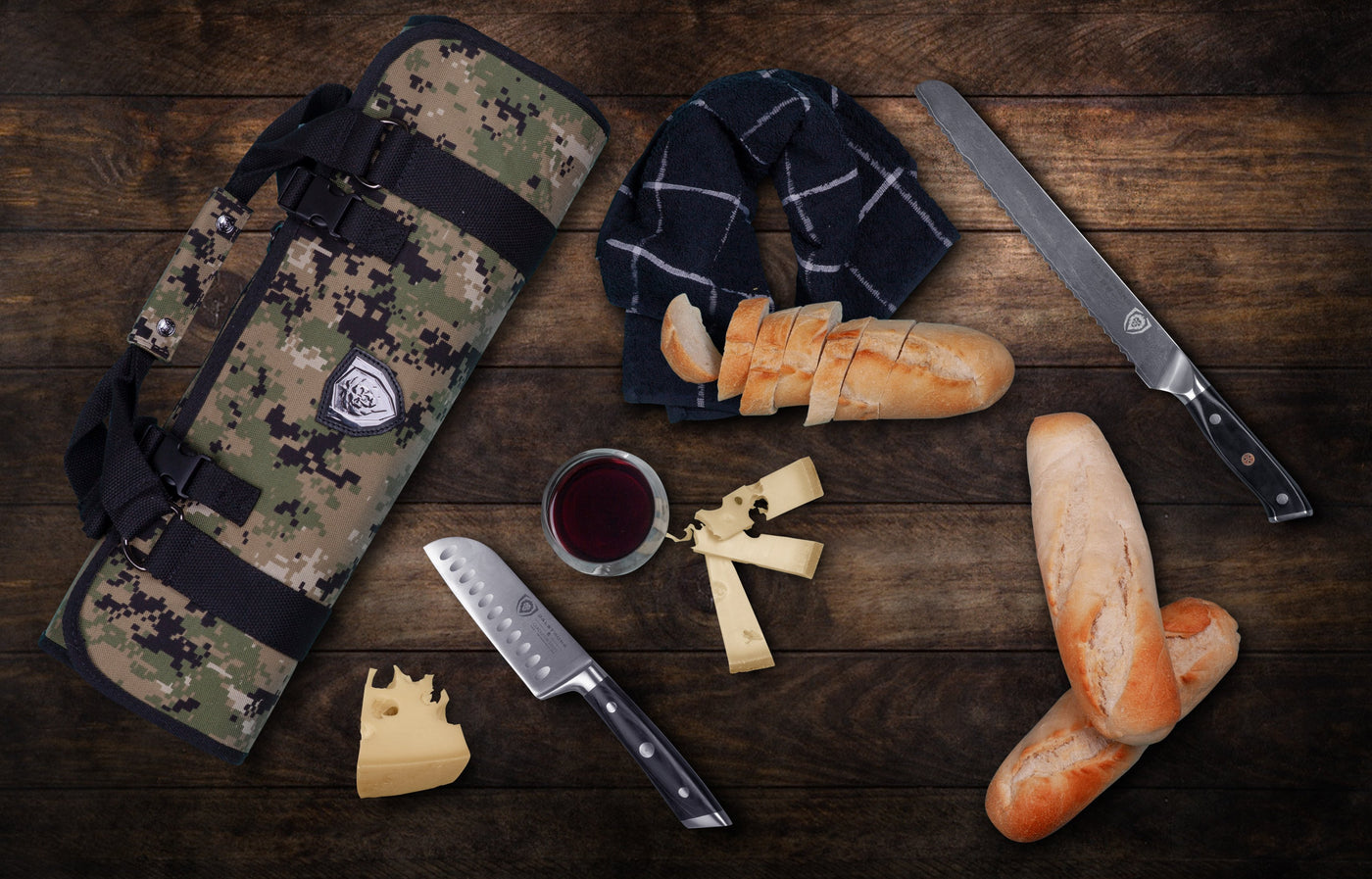 Premium Knife Roll | Camouflage | Ballistic Series | Dalstrong ©