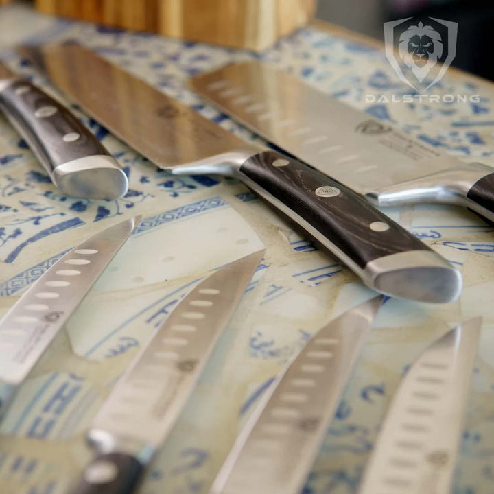 18 Piece Colossal Knife Set with Block | Gladiator Series | Knives NSF Certified | Dalstrong ©