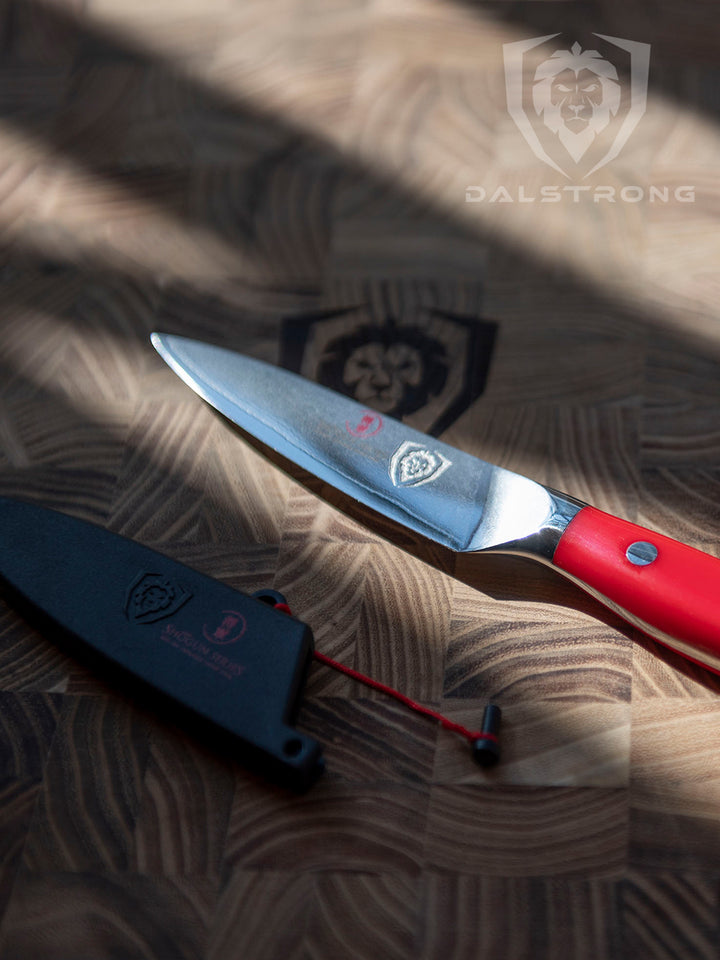 Paring Knife 3.5" | Crimson Red ABS Handle | Shogun Series | Dalstrong ©