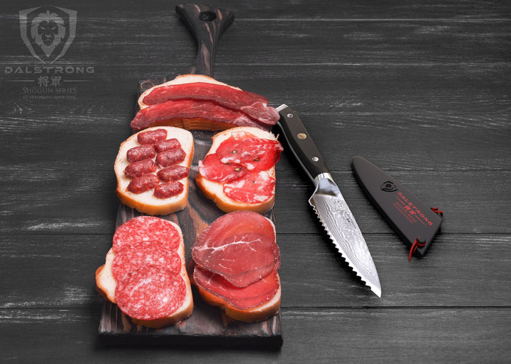 Serrated Paring Knife 3.5" | Shogun Series ELITE | Dalstrong ©