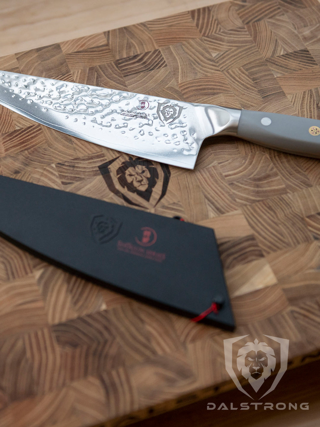 Chef Knife 8" | Gray ABS Handle | Shogun Series X | Dalstrong ©