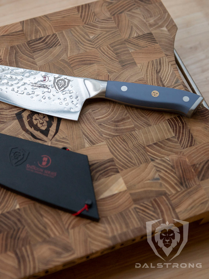 Chef's Knife 8" | Light Blue ABS Handle | Shogun Series X | Dalstrong ©