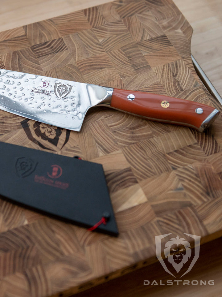 Chef Knife 8" | Orange ABS Handle | Shogun Series X | Dalstrong ©