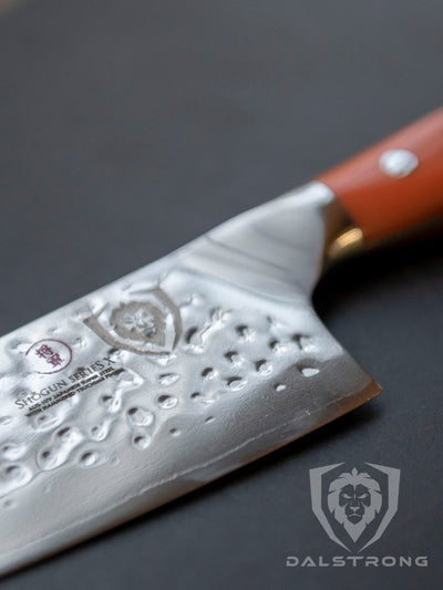 Chef Knife 8" | Orange ABS Handle | Shogun Series X | Dalstrong ©