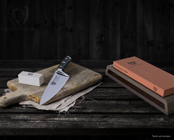 #1000 / #6000 Grit with Nagura Stone & Rust Eraser | Premium Whetstone Kit | Dalstrong ©